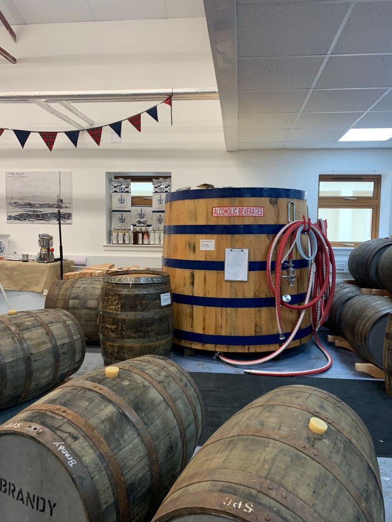 The vats and barrells surrounding us